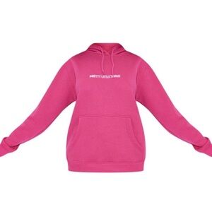 PrettyLittleThing Fuchsia Hoodie